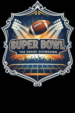 Championship Stadium Lights Football Tee