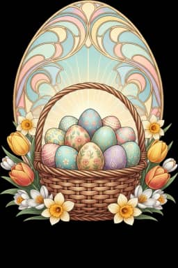 Design Festive Composition Basket Design
