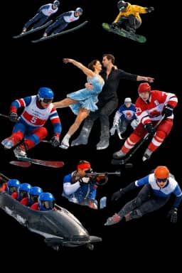 Dynamic Winter Sports Action Tee