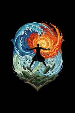 Elemental Harmony Graphic Tee