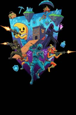 Epic Battle Royale Gaming Tee