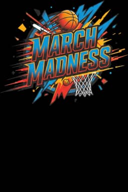 High-Energy Basketball Tournament Graphic Tee