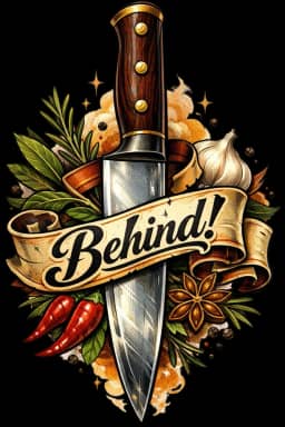 Traditional Tattoo Kitchen Knife