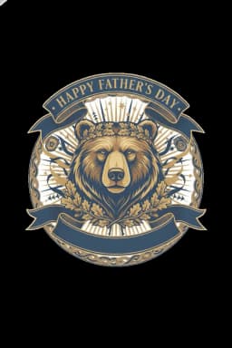 Bold Father's Day Celebration Tee