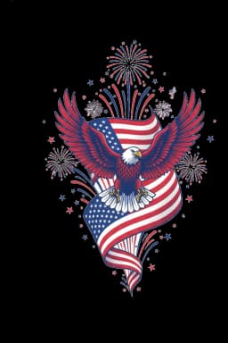 Bold Independence Day Celebration Tee