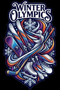 Dynamic Winter Sports Celebration Tee