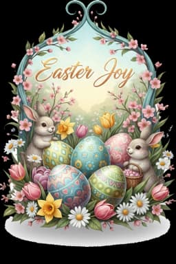 Easter Design Composition Create Design