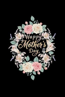 Elegant Floral Mother's Day Tee