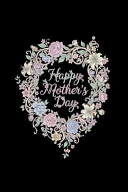 Elegant Floral Mother's Day Tee