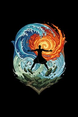 Elemental Harmony Graphic Tee