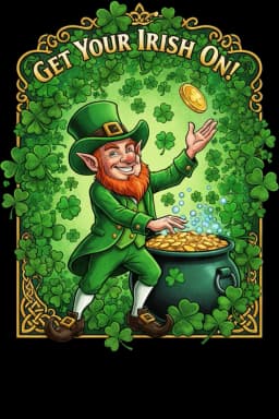Get Your Irish On Festive Graphic Tee