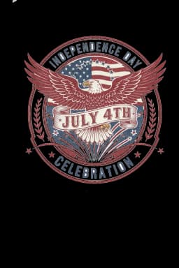 Independence Celebration Shirt Design Design