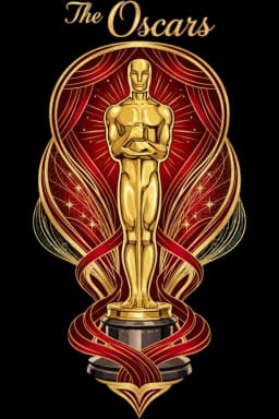 Luxury Gold Statuette Awards Night Tee