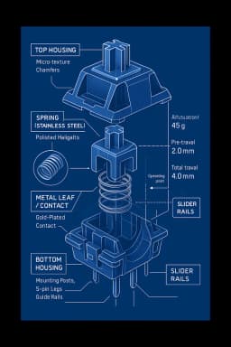 Mechanical Keyboard Switch Blueprint