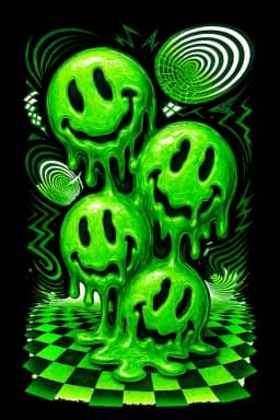 Neon Acid Graphics Revival