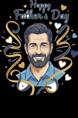 Playful Father's Day Celebration Tee