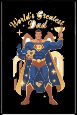 Super Dad Celebration Tee