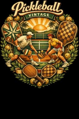 Vintage Pickleball Match