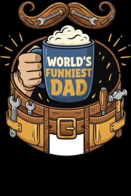 World's Funniest Dad Vibe Tee