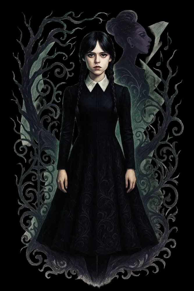 Wednesday Addams Gothic Aesthetic
