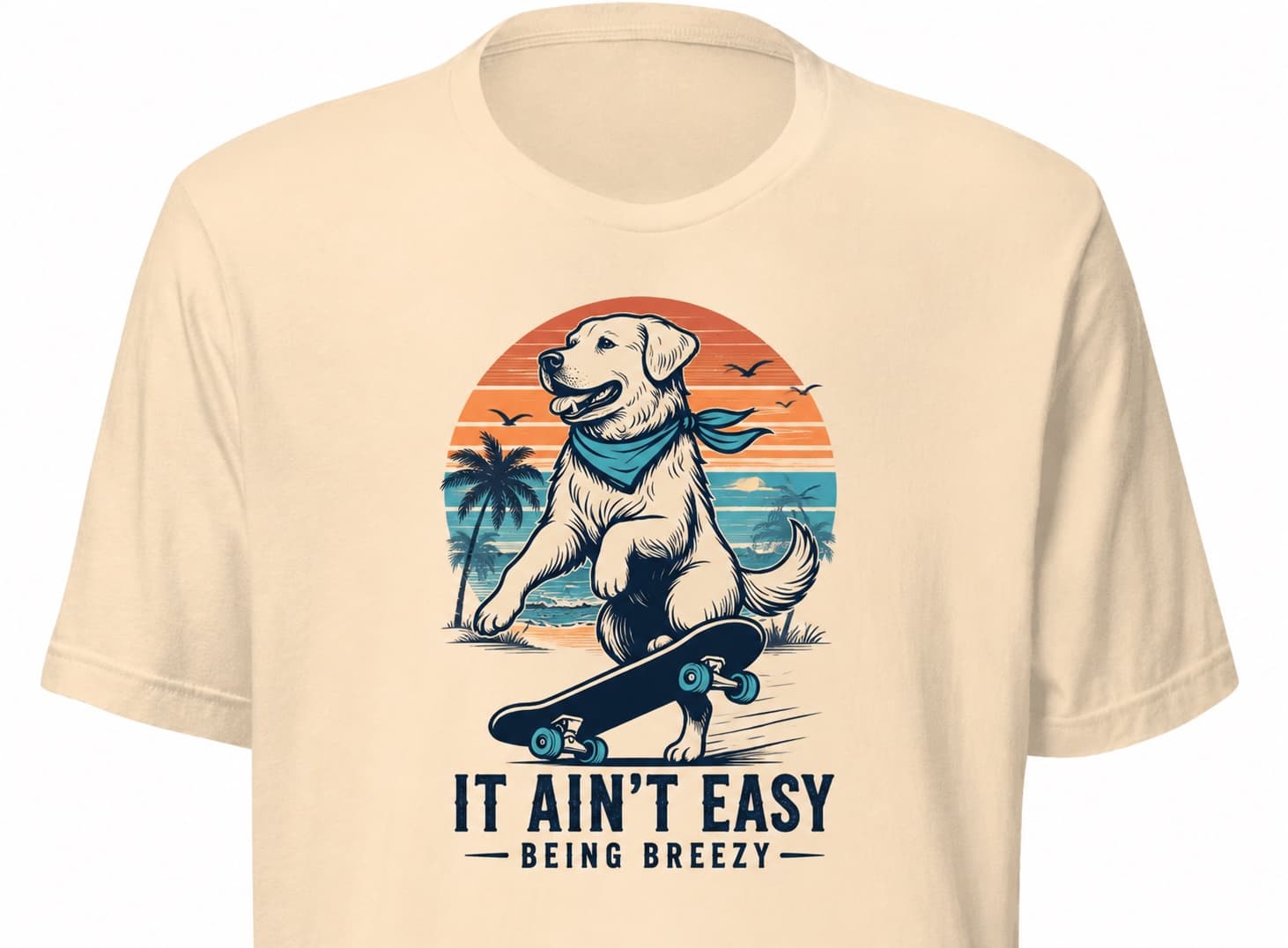 Custom AI-generated graphic tee design
