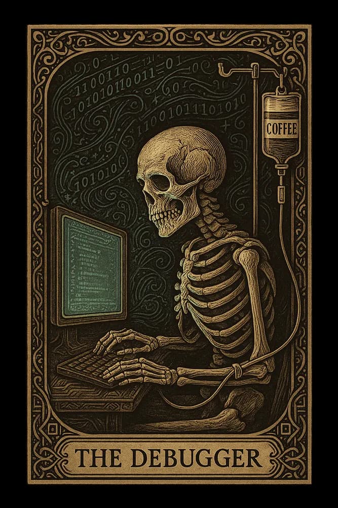 The Debugger Tarot Card