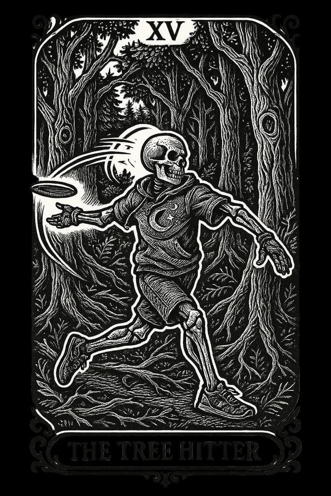 Tree Hitter Disc Golf Art