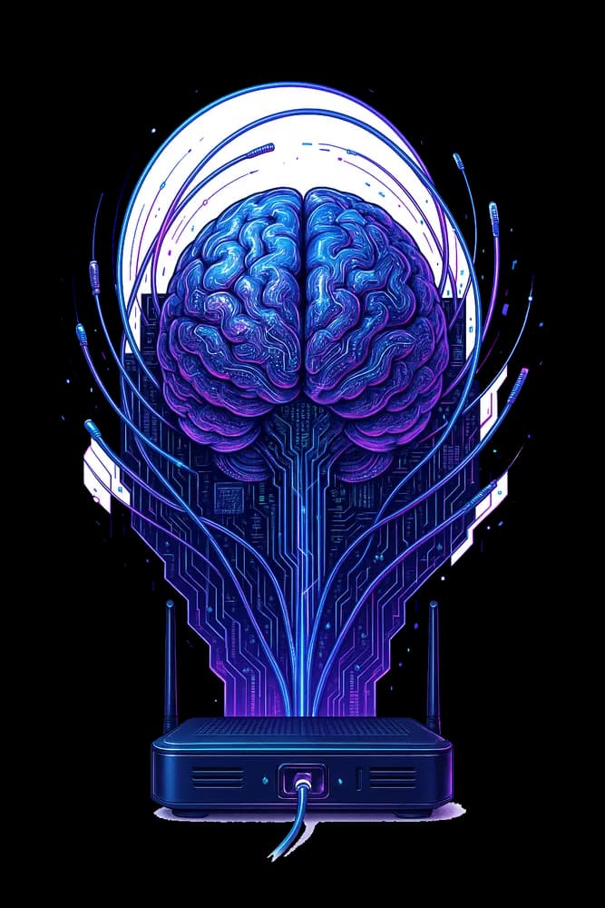 Cyberpunk Internet Brain