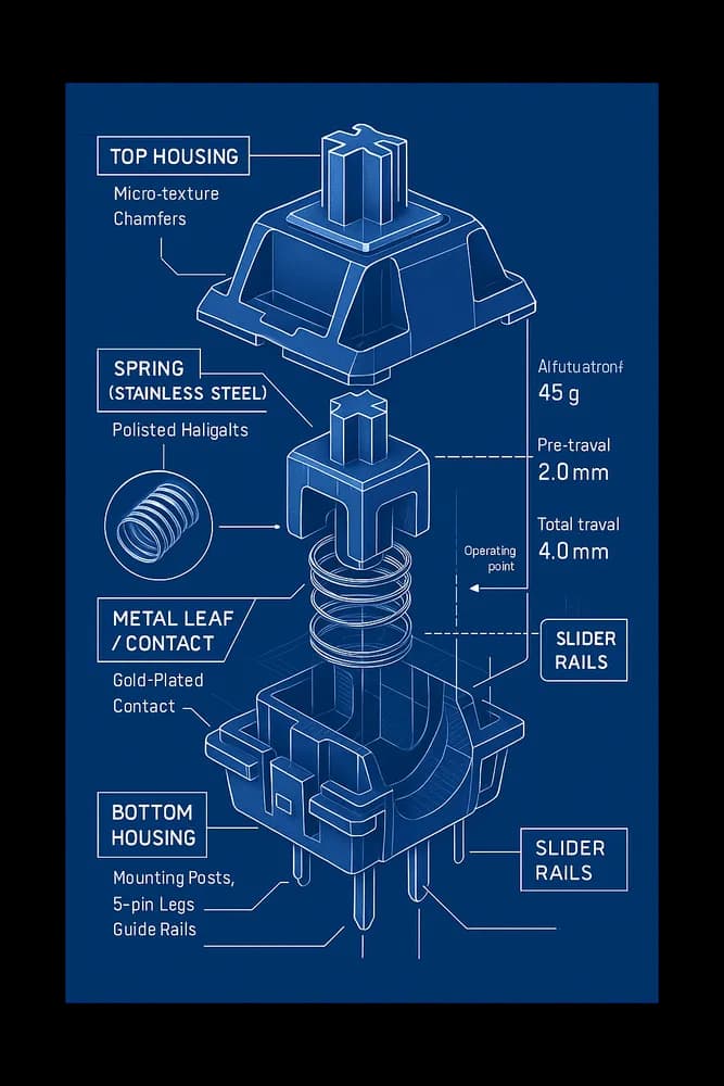Mechanical Keyboard Switch Blueprint