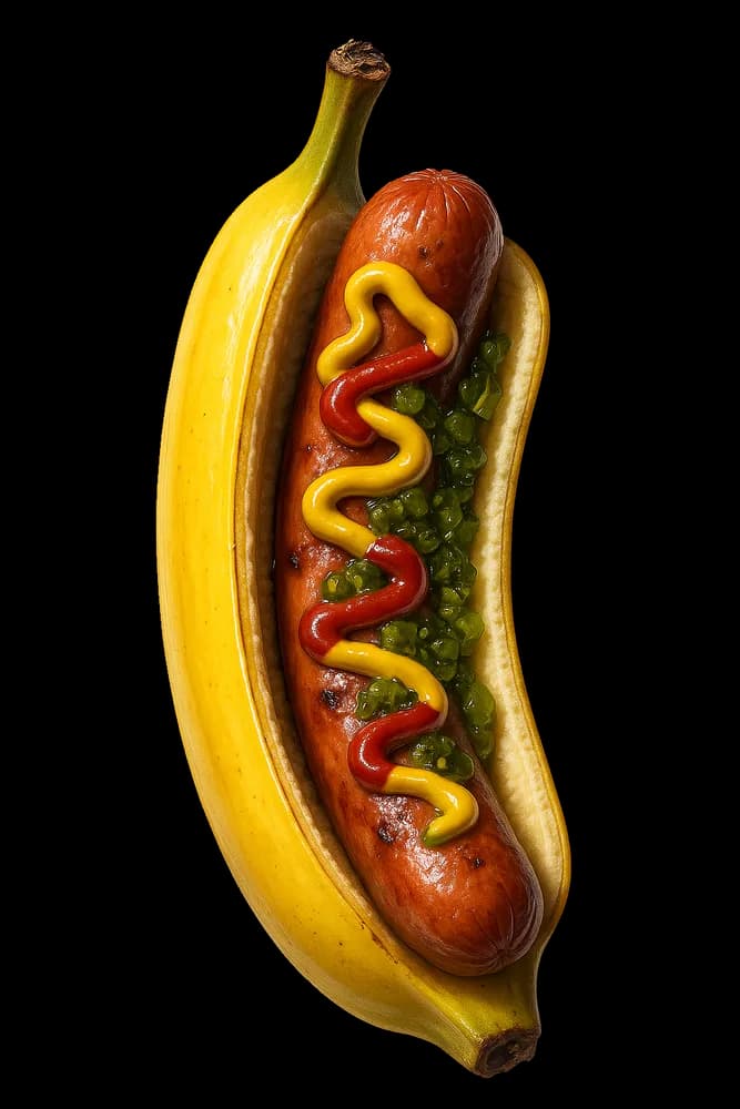 Cursed Food: Banana Bun Hotdog