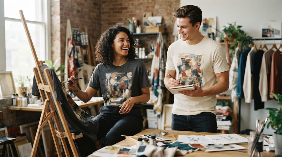 Custom Artistic-aesthetics t-shirt design example