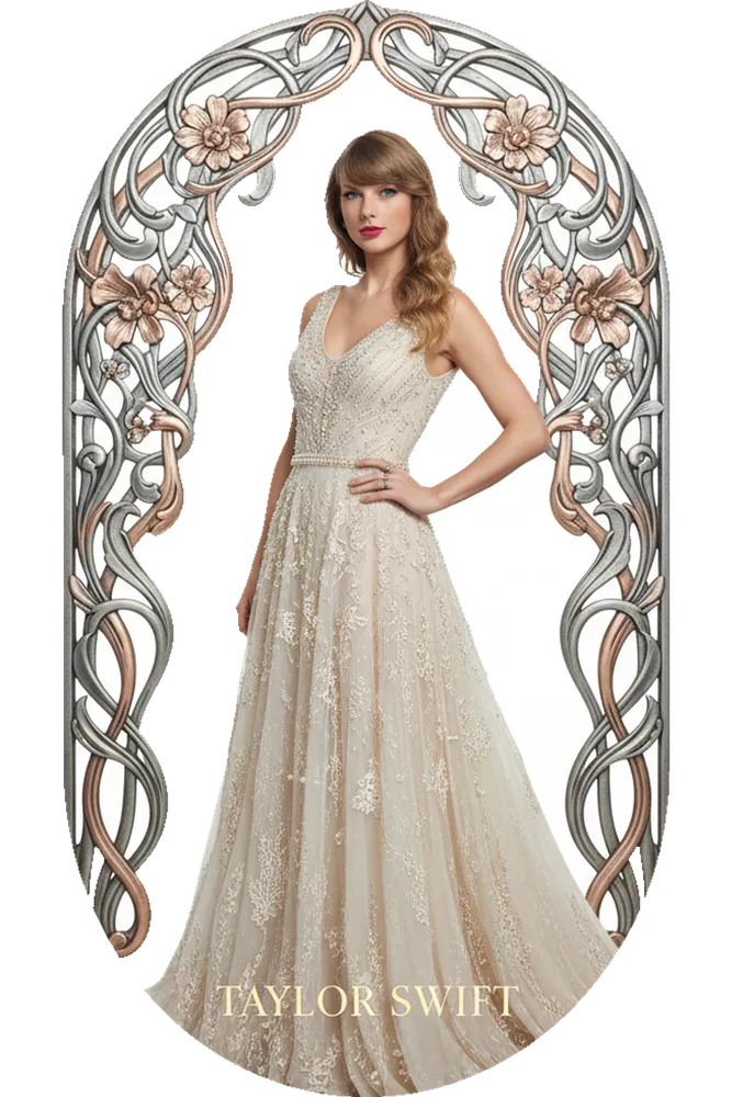 Elegant Pop Icon Portrait Tee