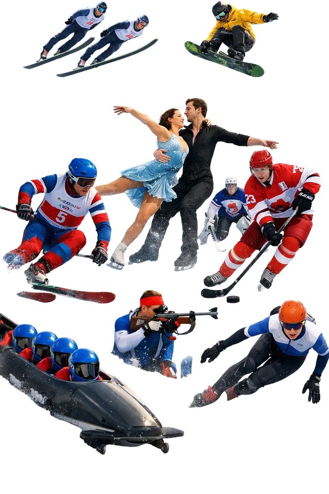 Dynamic Winter Sports Action Tee