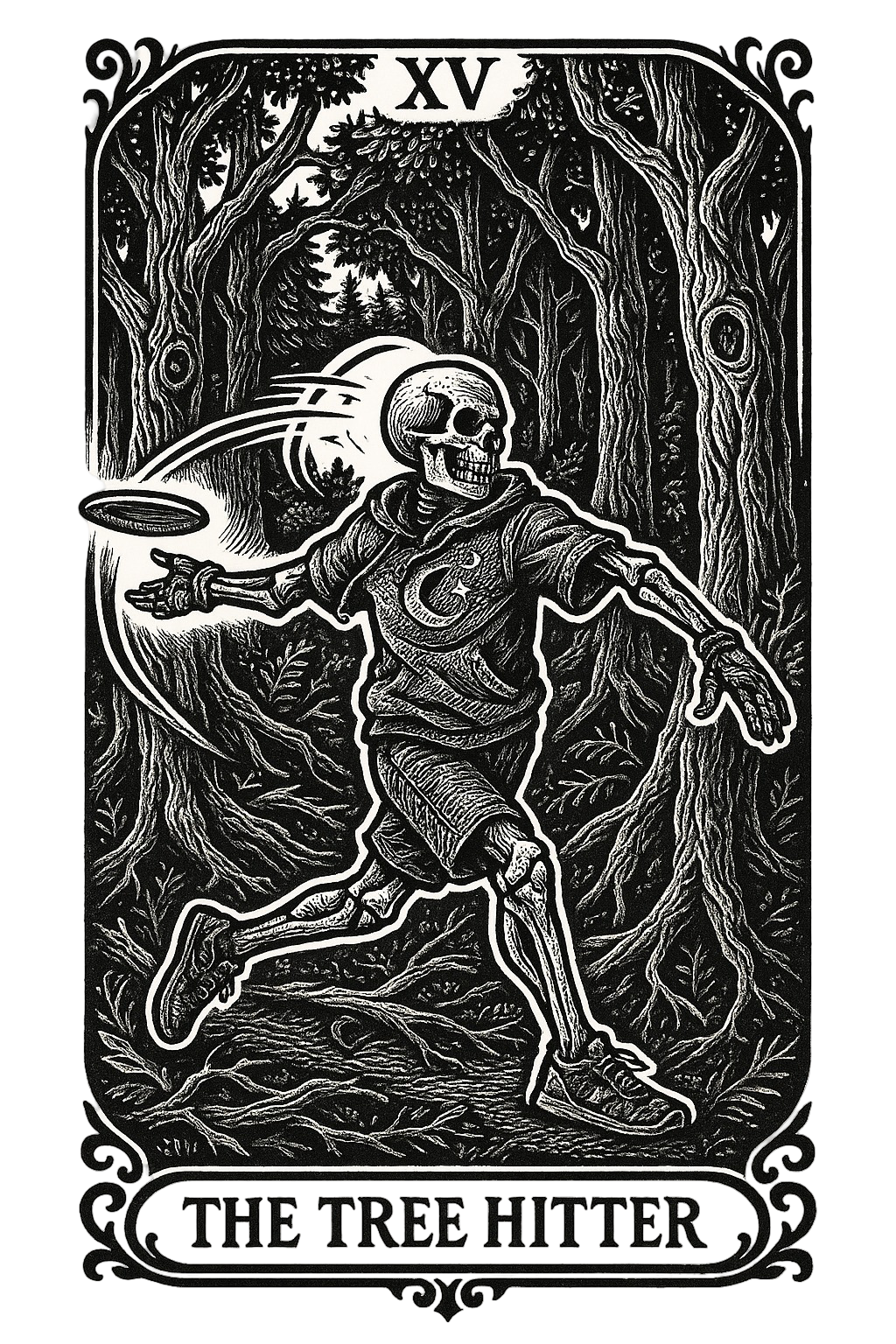 Tree Hitter Disc Golf Art – custom other design