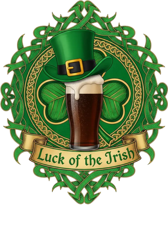 Celtic Knotwork Festive Irish Heritage Shirt