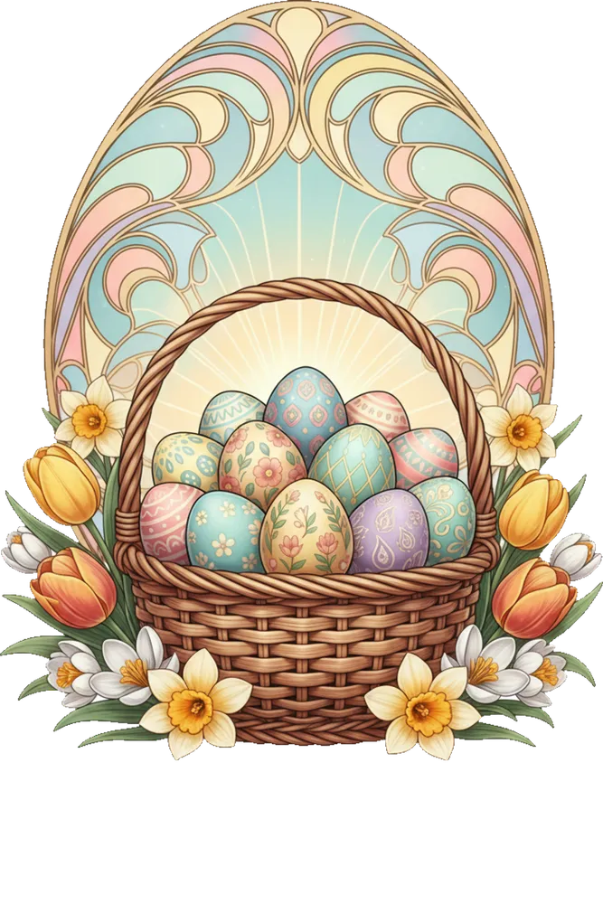 Design Festive Composition Basket Design