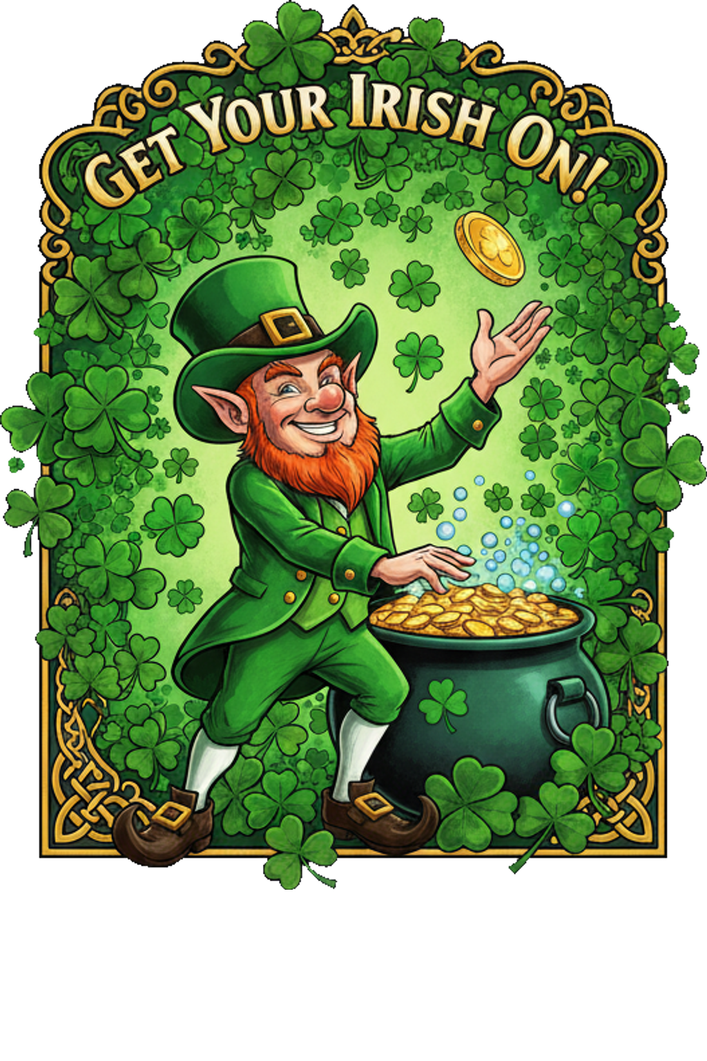 Get Your Irish On Festive Graphic Tee