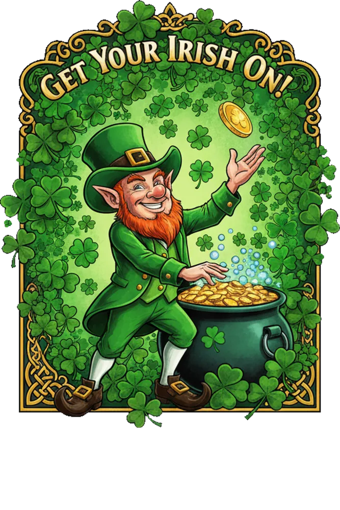 Get Your Irish On Festive Graphic Tee