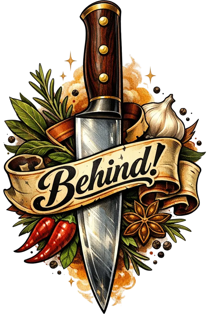 Traditional Tattoo Kitchen Knife