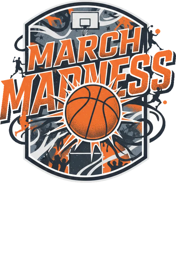 March Madness Basketball Tournament Vibes