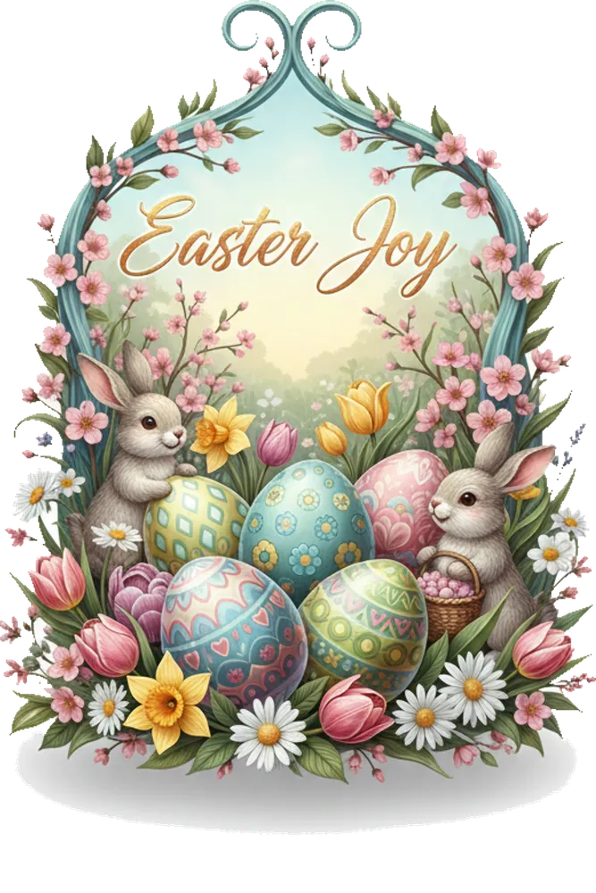 Easter Design Composition Create Design