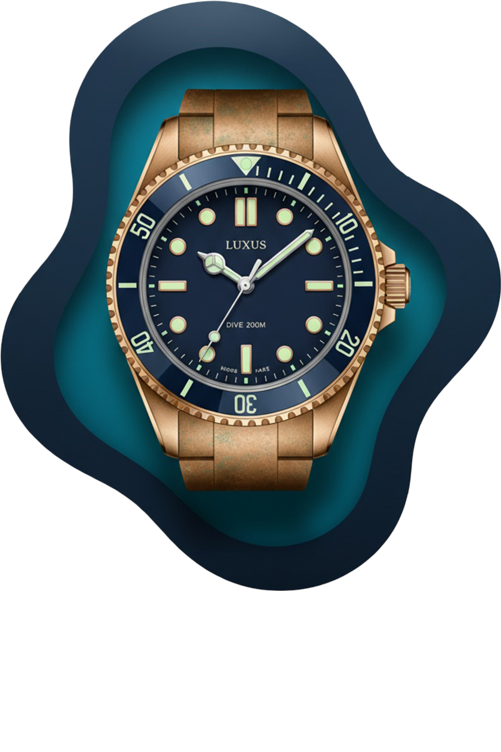 Luxury Dive Watch Silhouette