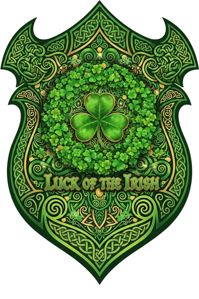 Celtic Shamrock Luck Festival Tee