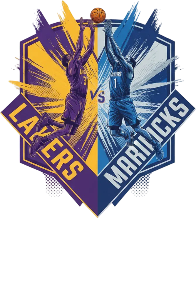 Dynamic Basketball Showdown T-Shirt